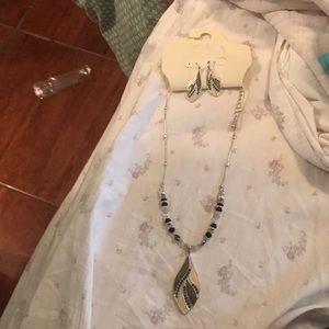 Necklace with earrings